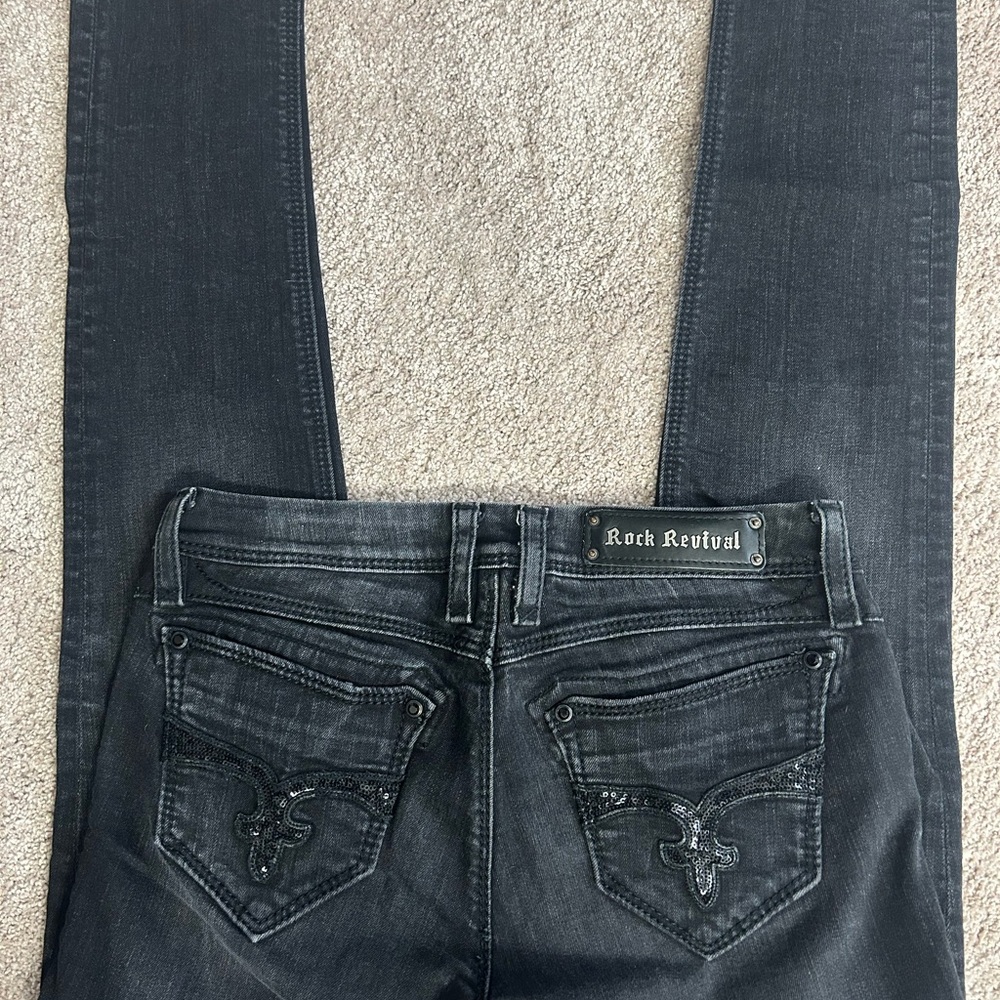 🔥Rock Revival Black Women’s Jeans🔥 - Picture 7 of 9
